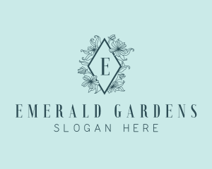 Floral Wedding Event logo design