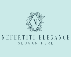 Floral Wedding Event logo design