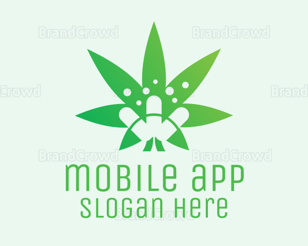 Medicinal Marijuana Leaf Logo