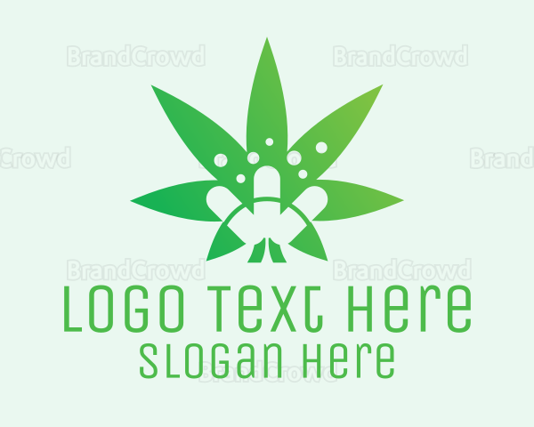 Medicinal Marijuana Leaf Logo