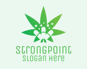 Medicine - Medicinal Marijuana Leaf logo design