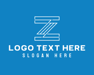 White - Digital Software Letter Z Business logo design