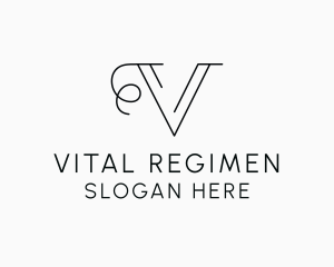 Generic Professional Letter V logo design