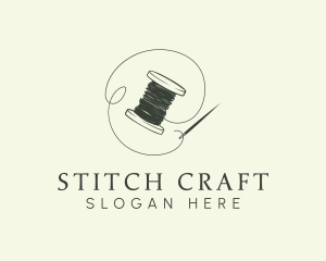 Sewing Needle Thread logo design