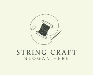 Sewing Needle Thread logo design