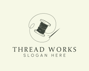 Sewing Needle Thread logo design