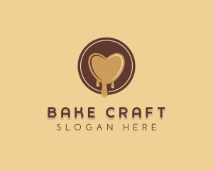 Choco Heart Bakery logo design