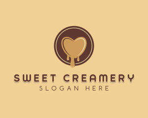 Choco Heart Bakery logo design