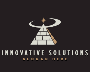 Spiritual Pyramid Star Logo