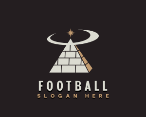 Spiritual Pyramid Star Logo