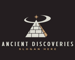 Spiritual Pyramid Star logo design