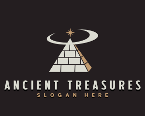 Spiritual Pyramid Star logo design