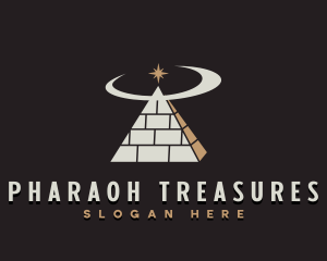 Spiritual Pyramid Star logo design