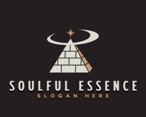 Spiritual - Spiritual Pyramid Star logo design