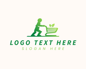 Cart - Organic Shopping Cart logo design
