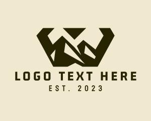 Exploration - Mountain Climbing Letter W logo design
