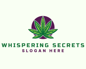 Hemp Cannabis Leaf logo design