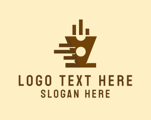 Latte - Drip Coffee Filter logo design