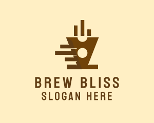 Brew - Drip Coffee Filter logo design