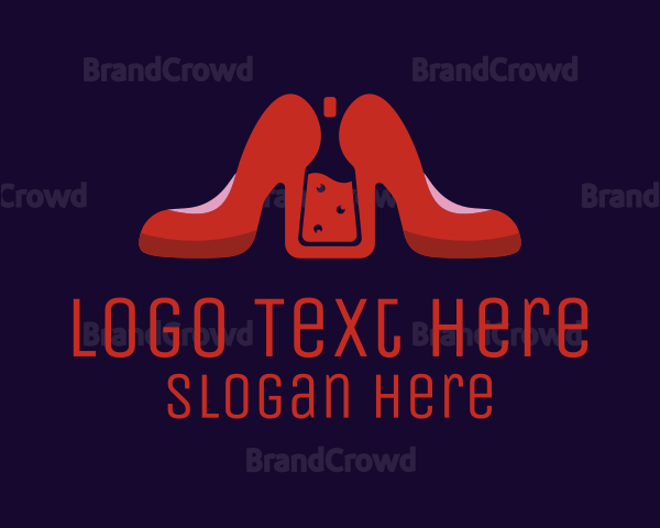 Red Heels Liquor Logo