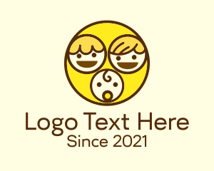 Kids Clothing - Happy Family Parenting logo design