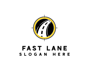 Road Highway Logistics logo design