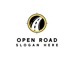 Road Highway Logistics logo design