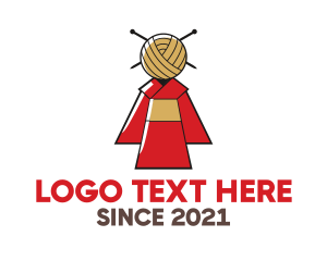 Wool - Japanese Kimono Clothes logo design