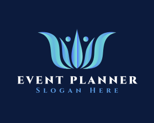 Pageant - Blue Elegant Crown logo design