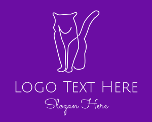 Simple - Simple Cat logo design