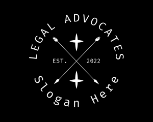 Arrow Star Lawyer logo design