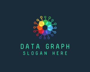 Data Communication Circuit  logo design