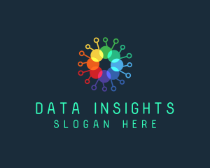 Data Communication Circuit  logo design