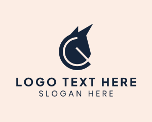 Company - Letter G Unicorn logo design