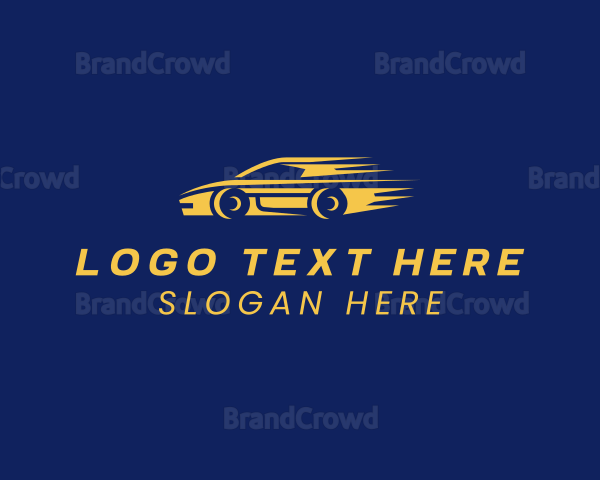 Fast Car Racing Logo