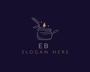 Candle Light Floral Logo