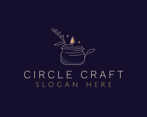 Candle Light Floral logo design