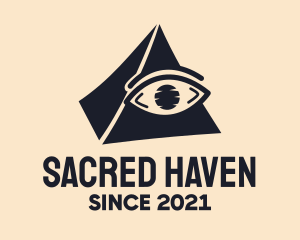 Sacred Mason Eye logo design