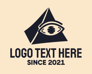 Illuminati - Sacred Mason Eye logo design