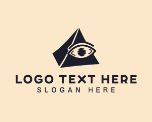 Occult - Sacred Mason Eye logo design