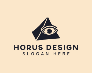 Horus - Sacred Mason Eye logo design