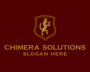 Chimera - Medieval Chimera Crest logo design