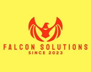 Falcon - Modern Falcon Silhouette logo design