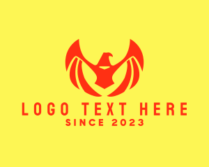 Peregrine - Modern Falcon Silhouette logo design