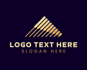 Multimedia - Luxury Pyramid Mountain logo design