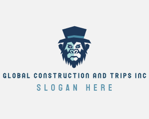 Tailoring - Monkey Ape Hat logo design