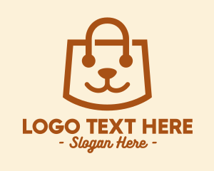Bag - Cute Puppy Bag logo design