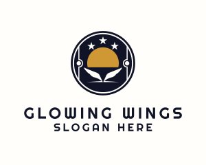 Solar Sun Wing logo design