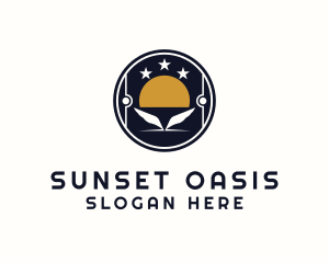 Solar Sun Wing logo design