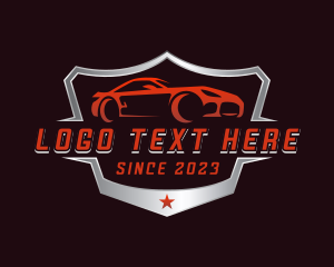 Driving - Racing Car Garage logo design